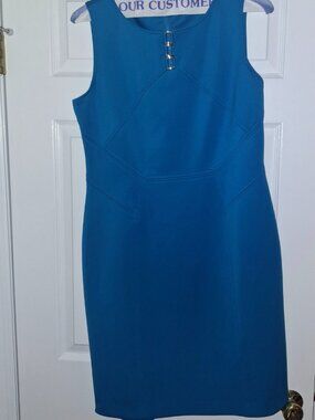 Bright Turquoise Like New Ivanka Trump Dress
